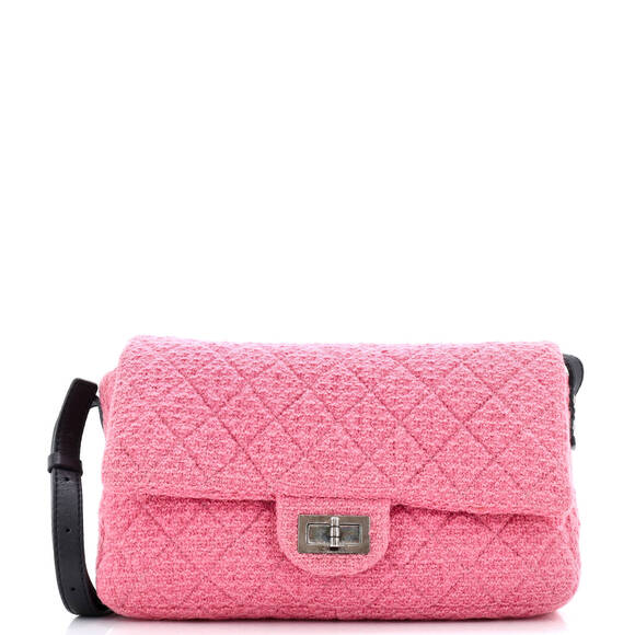 Chanel Handbags - Chanel Large Easy Reissue Messenger Flap Bag Quilted Tweed